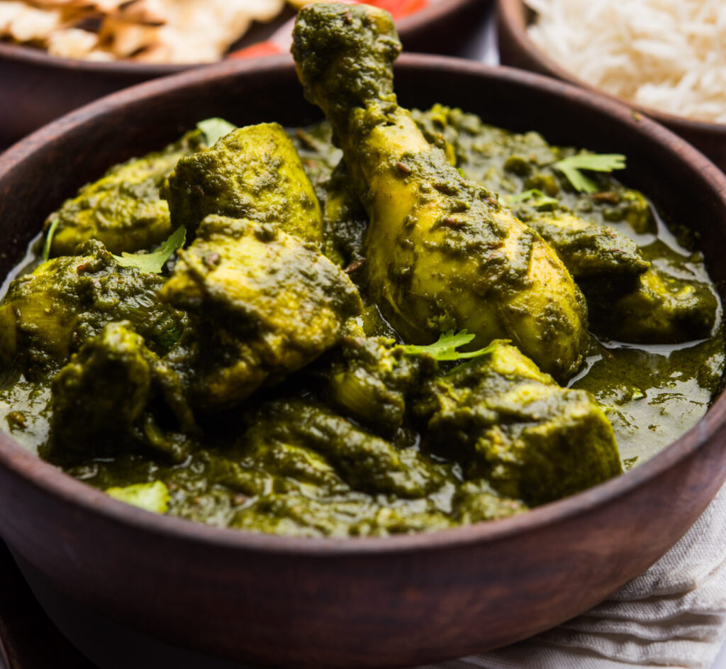 Palak Chicken - Main Course - Non Veg at BHARAT Bangkok