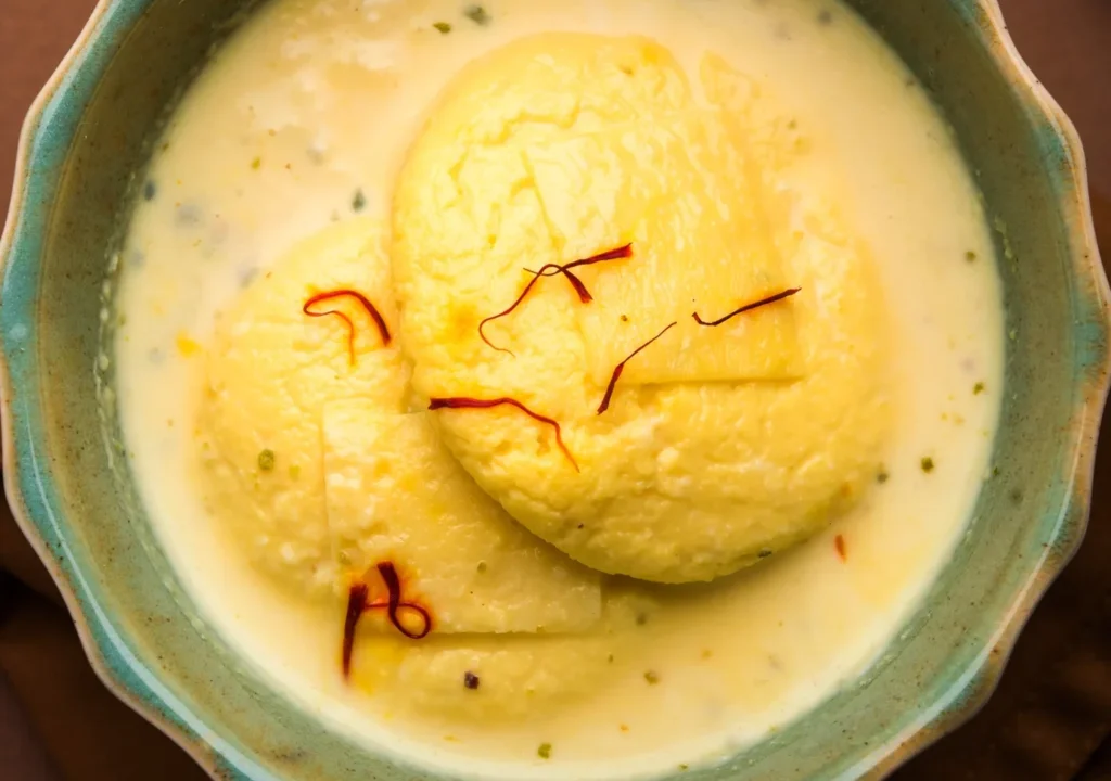 Rasmalai (2 pcs) - Desserts at BHARAT Bangkok