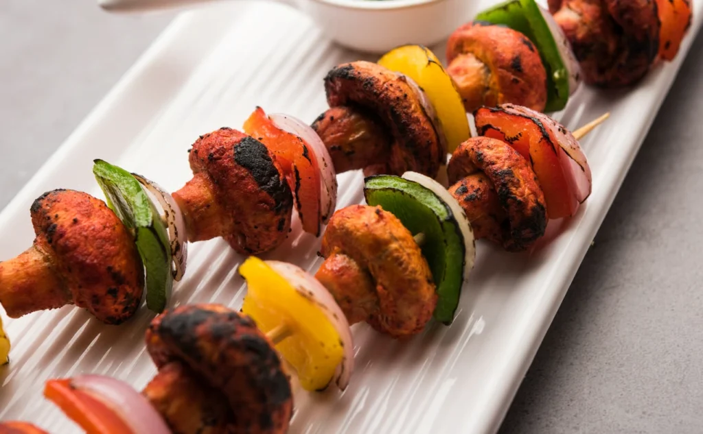 Tandoori Mushroom - Veg Starters at BHARAT Bangkok