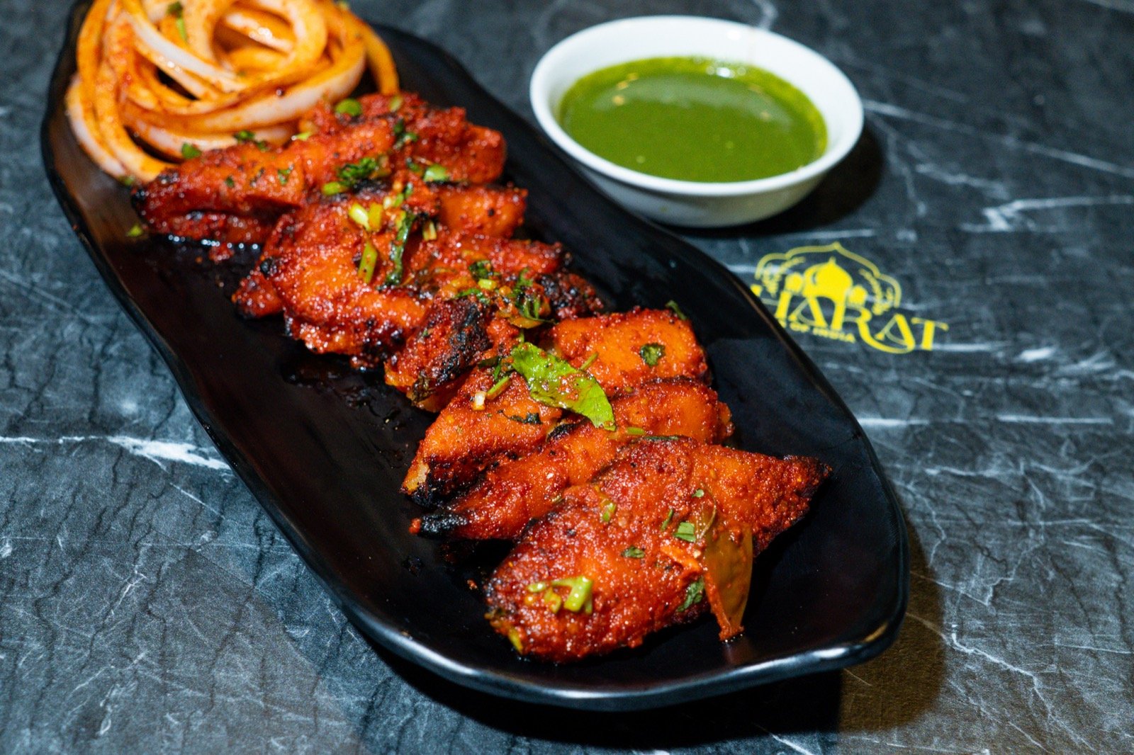 Achari Soya Chaap at BHARAT Flavours Of India