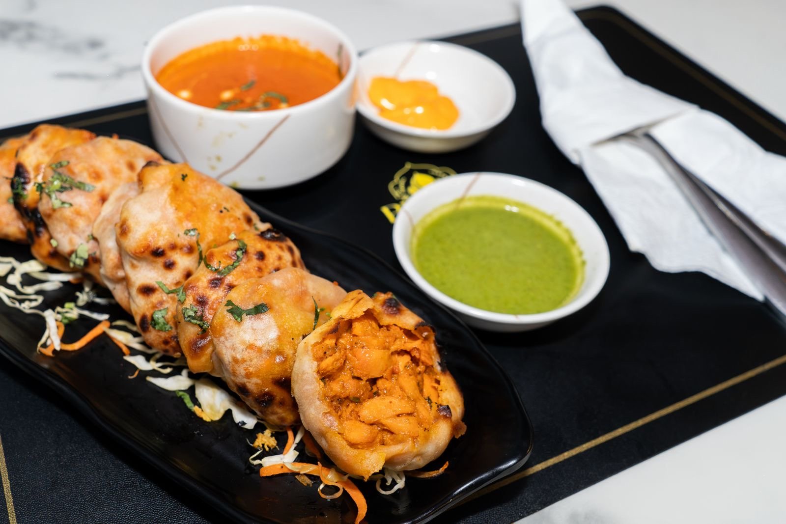 Butter Chicken Naan Bomb (8 pcs) at BHARAT Flavours Of India Bangkok