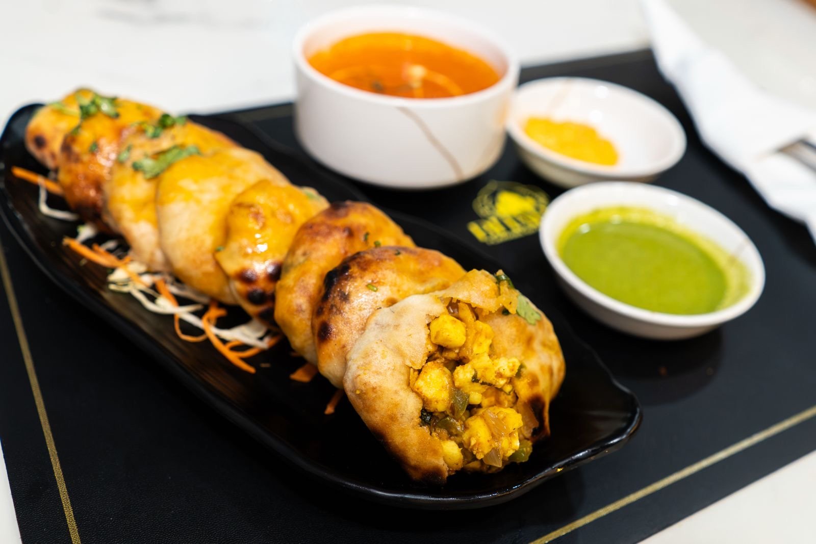 Kadai Paneer Naan Bomb (8 pcs) at BHARAT Flavours Of India Bangkok