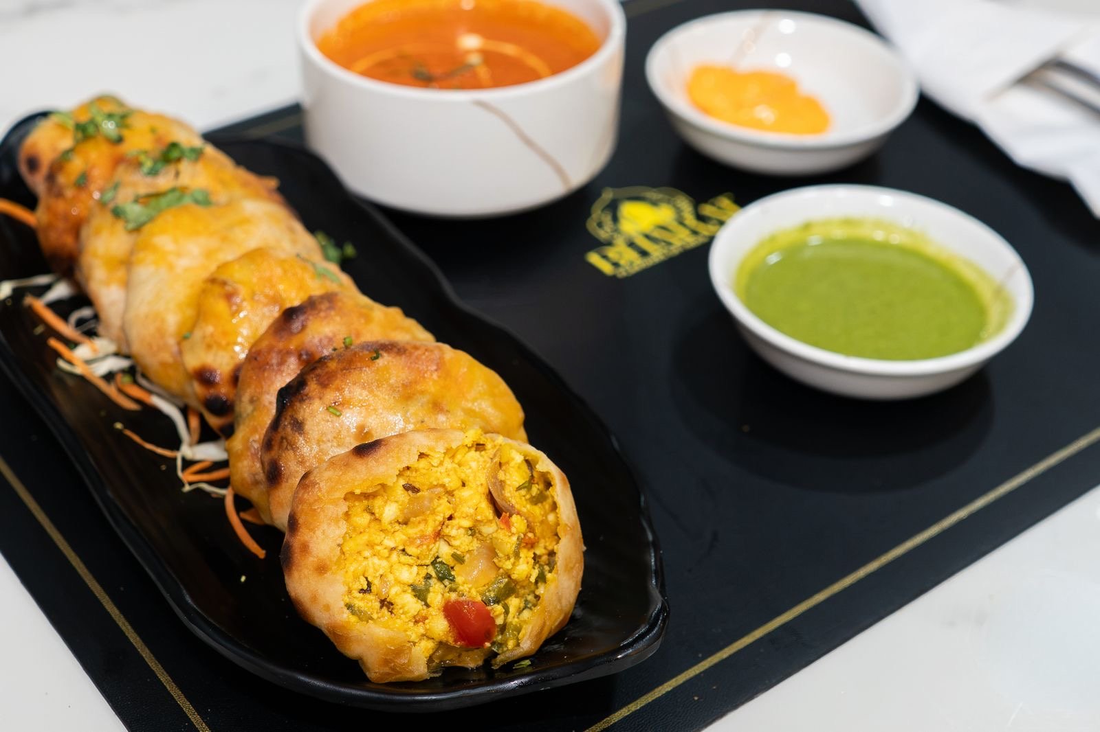 Paneer Bhurji Naan Bomb (8 pcs) at BHARAT Flavours Of India Bangkok