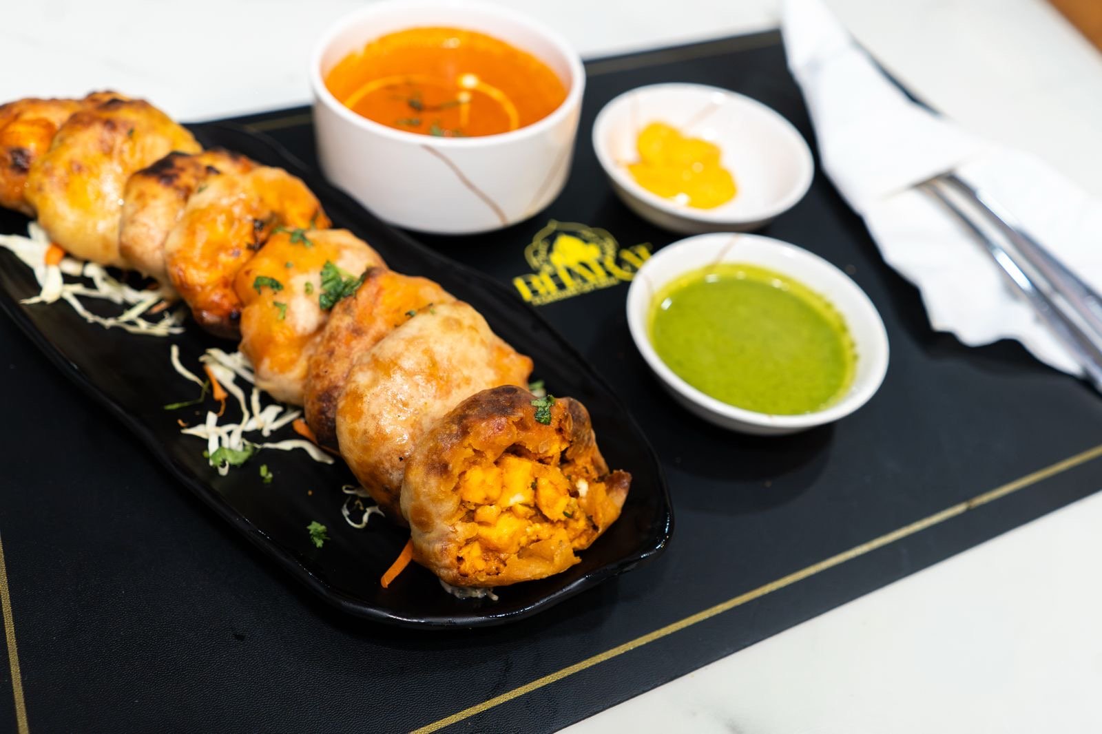 Paneer Butter Masala Naan Bomb (8 pcs) at BHARAT Flavours Of India Bangkok